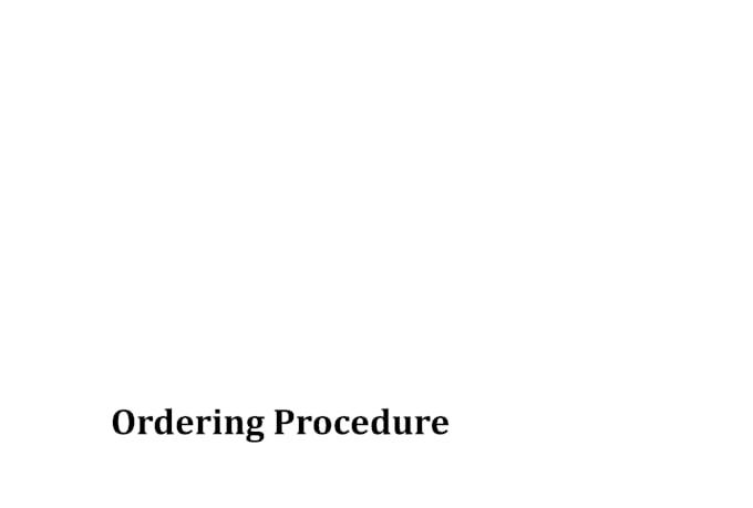 create your standard operating procedures